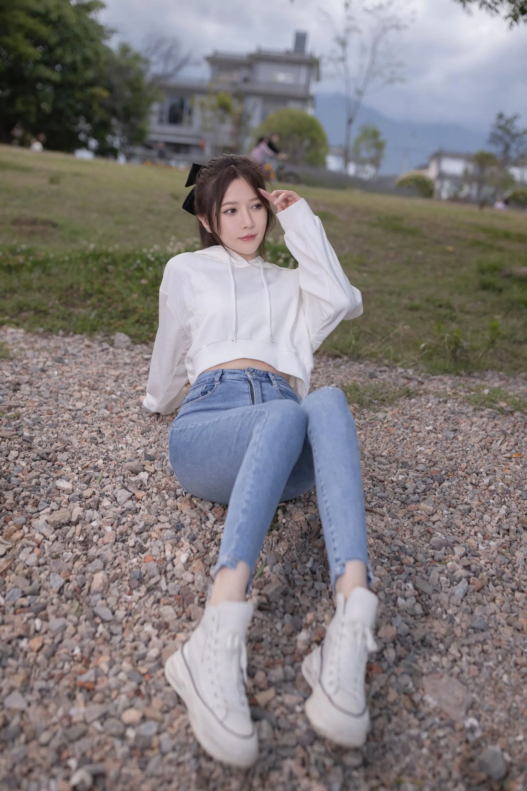 NO.0022 秀人名模鱼子酱Fish内部私购未上架《牛仔情趣》写真 [74P]插图8